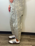 Animal Print Barrel Pant