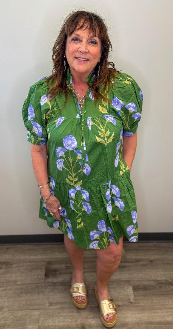 Bold and Beautiful Floral Dress