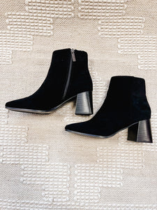 Black Suede Felicia Boot