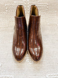 Vanish Brown Croco Bootie