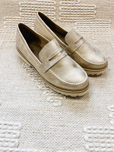 Boost Gold Metallic Loafer