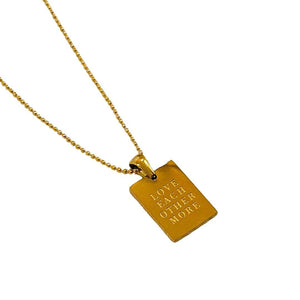 "Love Each Other More" Empowerment Necklace