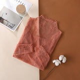 Semi Sheer Mesh Top