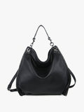 Carly Studded Women's Hobo/Crossbody Shoulder Bag