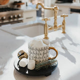 Fa La La Gold Tile Coffee Mug - Home Decor & Gifts