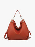 Carly Studded Women's Hobo/Crossbody Shoulder Bag