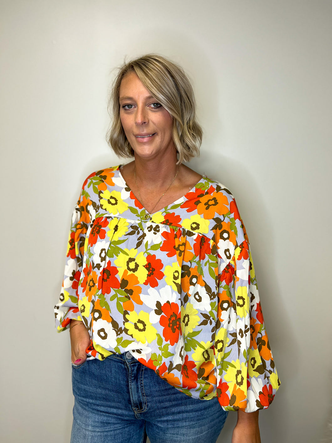 Your Favorite Fall Floral Top