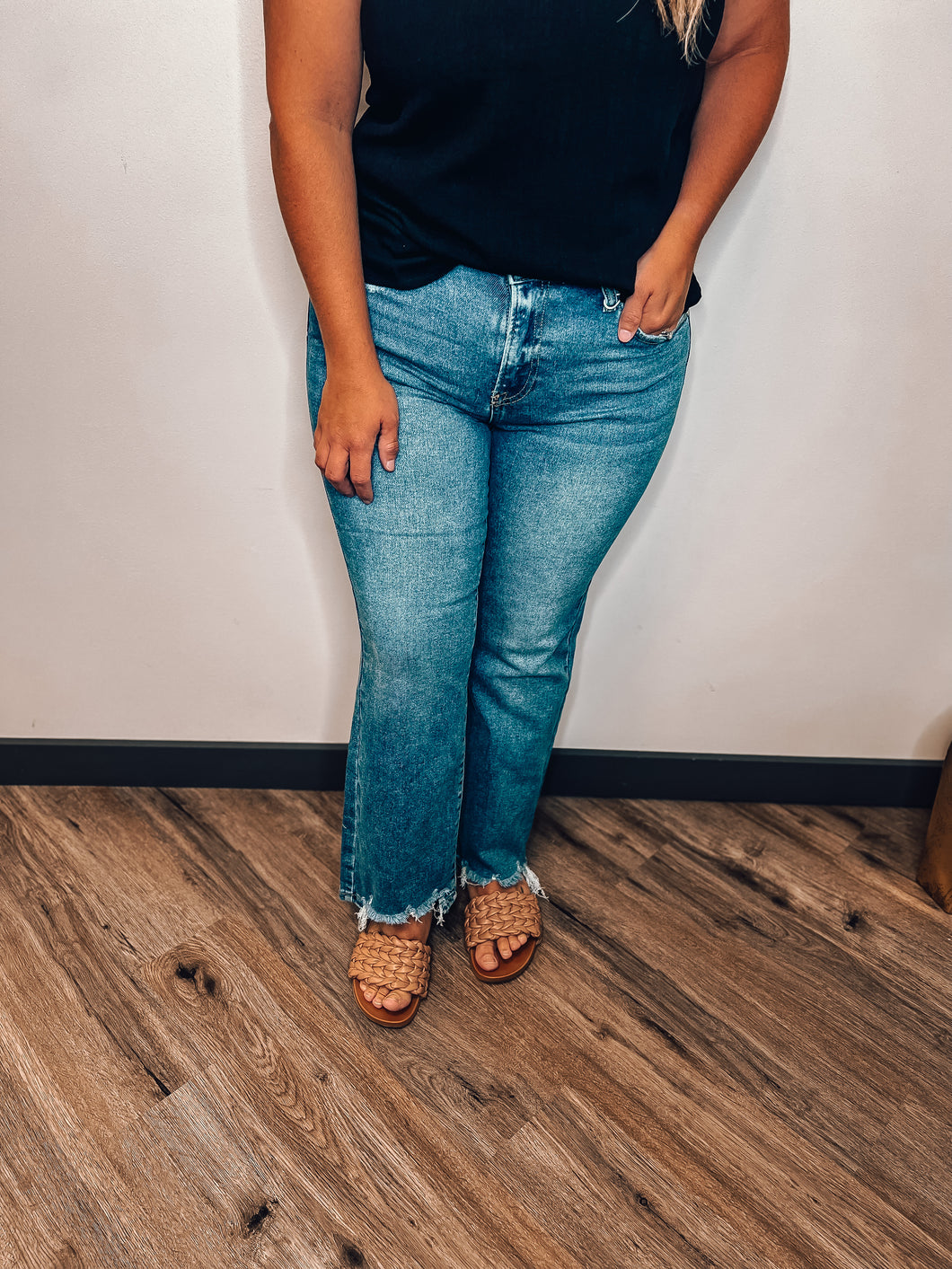 High Rise Relaxed Straight Jean