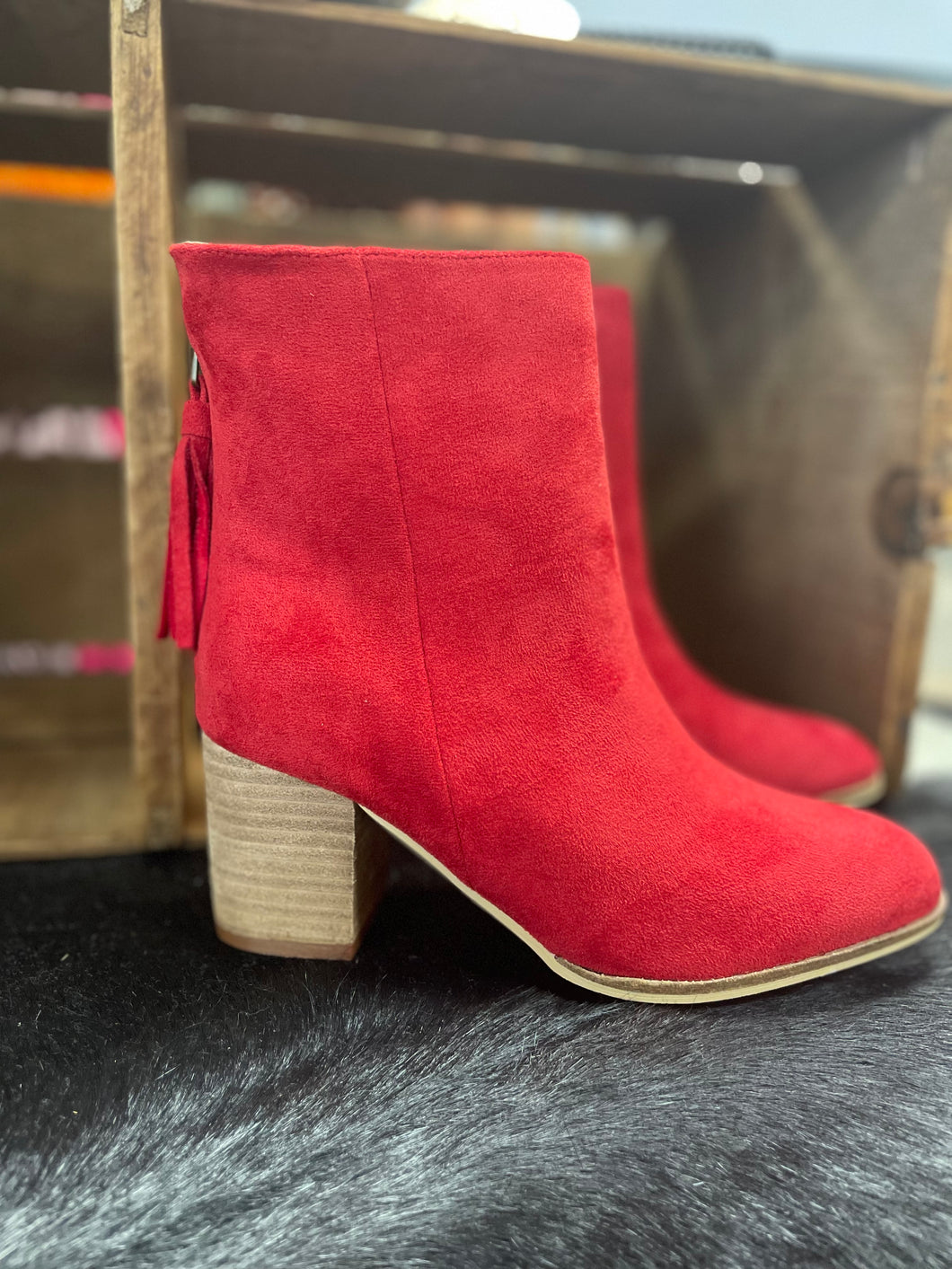 Red Boujee Boot